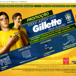 Promoção todos juntos com Gillette pela Seleção
