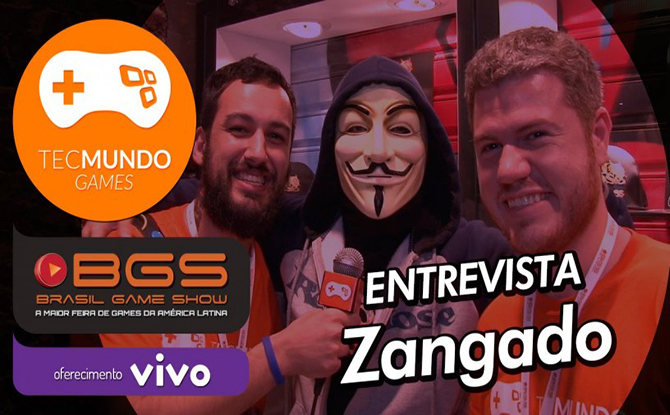 Entrevista: Zangado – Fim da Máscara, Haters e Novos rs – [BGS 2015]  – Tecmundo Games –