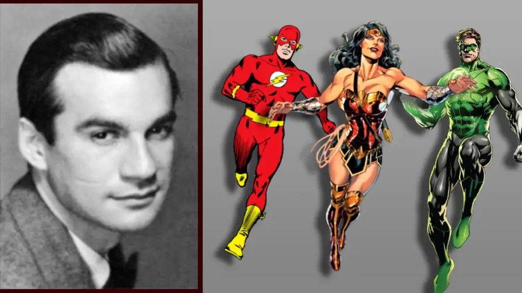 Robert e os principais personagens com os quais trabalhou na DC