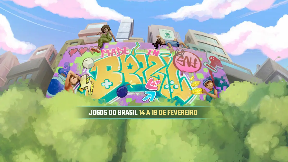 A promoção Made in Brazil do Steam com jogos brasileiros